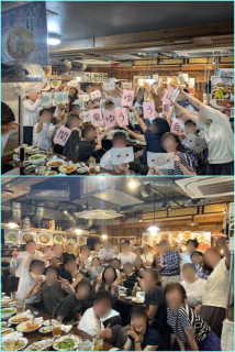 サークル定例会、会員壮行会、新宿周辺活動模様