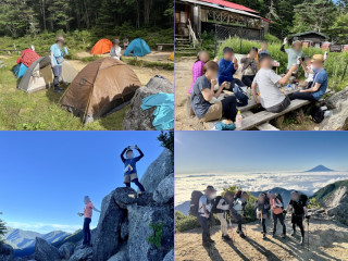 南アルプス鳳凰三山　小屋泊&テント泊