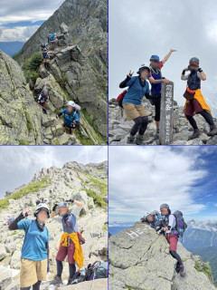 奥穂高〜槍ヶ岳縦走　大キレット