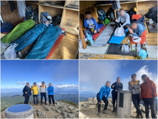 山形・大朝日岳（百名山）寒河江前泊、朝日小屋泊３日間