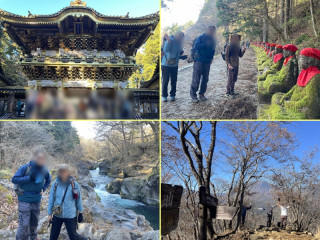 鳴虫山と日光東照宮