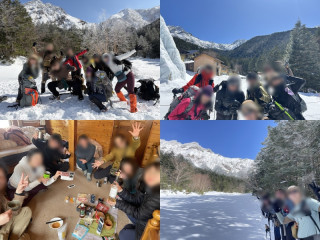 赤岳鉱泉2,220m スノートレッキング