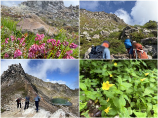 焼岳2444ｍ新中の湯登山口往復