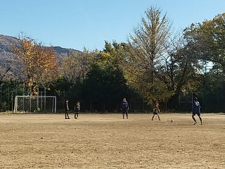 晩秋の練習風景