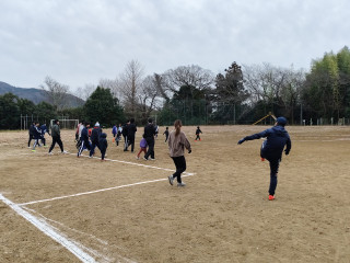 年始の親子サッカー開催！