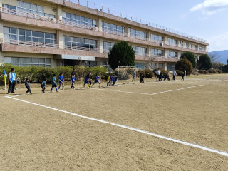 3/22 卒団式と親子サッカー