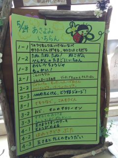 5／24日朝読み(2)一覧