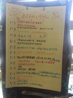 6/14(木)朝読み一覧
