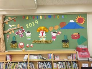 12/20日の図書室装飾