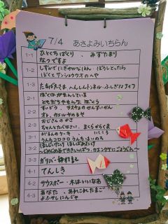 7/4日(木)朝読み一覧