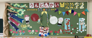 2022年4月の黒板装飾