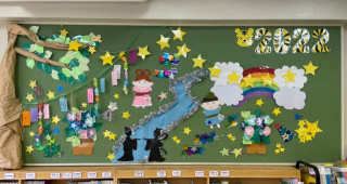 22年6月の黒板装飾