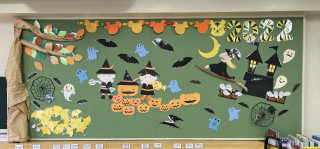 22年10月の黒板装飾