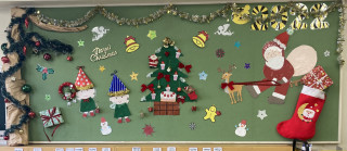 11月の黒板装飾