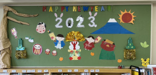 12月の黒板装飾