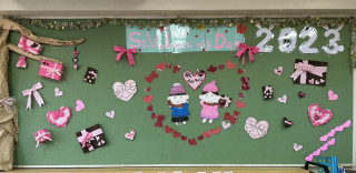2023年１月の黒板装飾