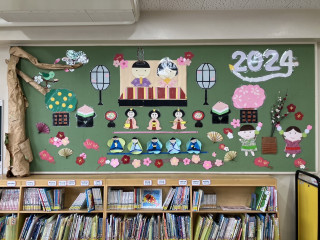 2月の活動報告&黒板装飾（２）