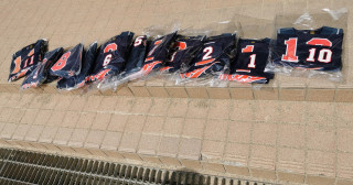 祝日の練習!!試合用ユニフォーム配布