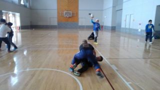 第５回春セブンズ練習（押切川公園体育館）