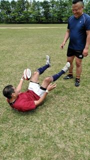 県総体ラグビ－練習（第４回／全５回）結果