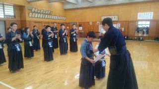 ５月８日部内大会☆表彰式☆