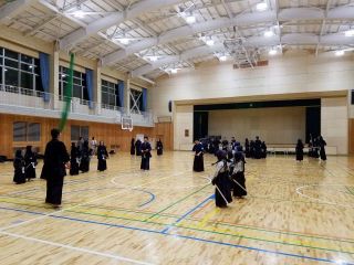 若穂柔剣道育成会のみなさんと合同稽古