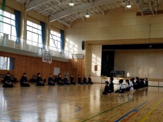 稽古始め。今年もよろしくお願いいたします。