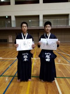 全員参加の長野市少年柔剣道大会