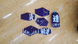 マスク・ストローボトルカバー作成中