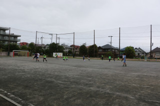 西が岡小学校にて練習