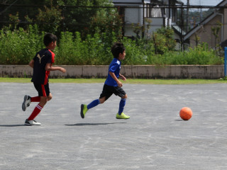 西が岡小学校にて練習