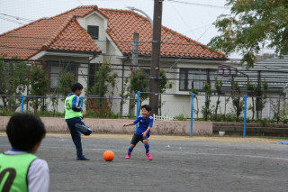 西が岡小学校にて練習
