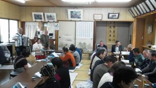 田舎の老人クラブの新年宴会に行ってきました