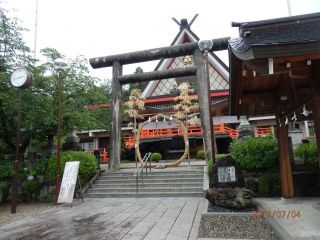 御岳教　茅の輪くぐり