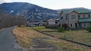 龍門山も雪化粧
