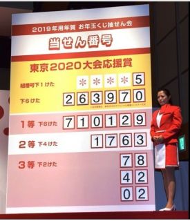 お年玉付年賀はがき　当せん番号が決定！　 暇～人