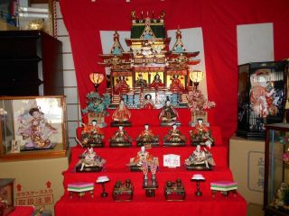 粉河産土神社の雛飾り