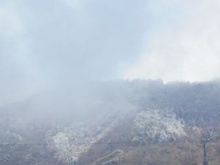 生駒山　雪景色