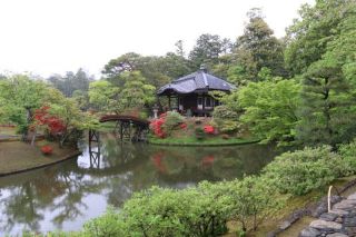 桂離宮（その2）と集合写真