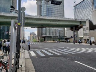 G20当日　四ツ橋筋と堂島川