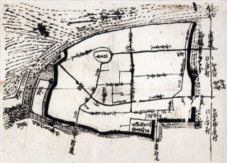 町の古地図　暇～人