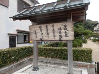 歩け　歩け　歩け　平城天皇陵墓