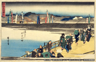 歌川広重「浪花名所図会」