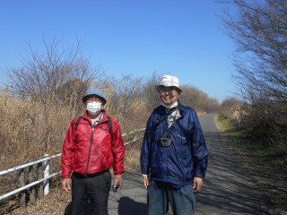 淀川河川敷　バードウオッチング