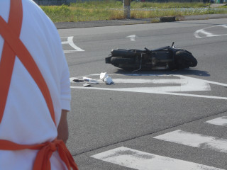 交通事故に遭遇（非公開）