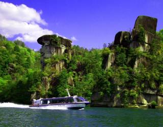 OB会の旅行で行った恵那峡