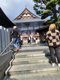 一心寺参拝　　　出舞