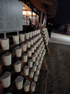 生駒神社　千燈明　　出舞