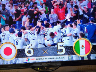 侍ジャパン決勝進出　　村上サヨナラ打　　出舞