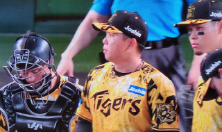 連勝ストップ　甲子園　　　出舞